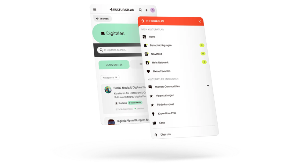 Kulturatlas Bayern - Plattform-UX